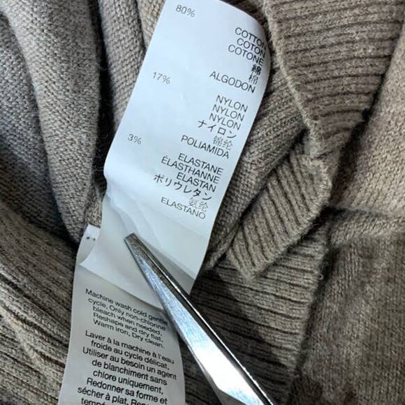 GAP Womens Large Deep V Neck Long Sleeve Cotton Blend Pullover Sweater - Picture 5 of 5